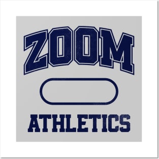 Zoom Athletics Blue Posters and Art